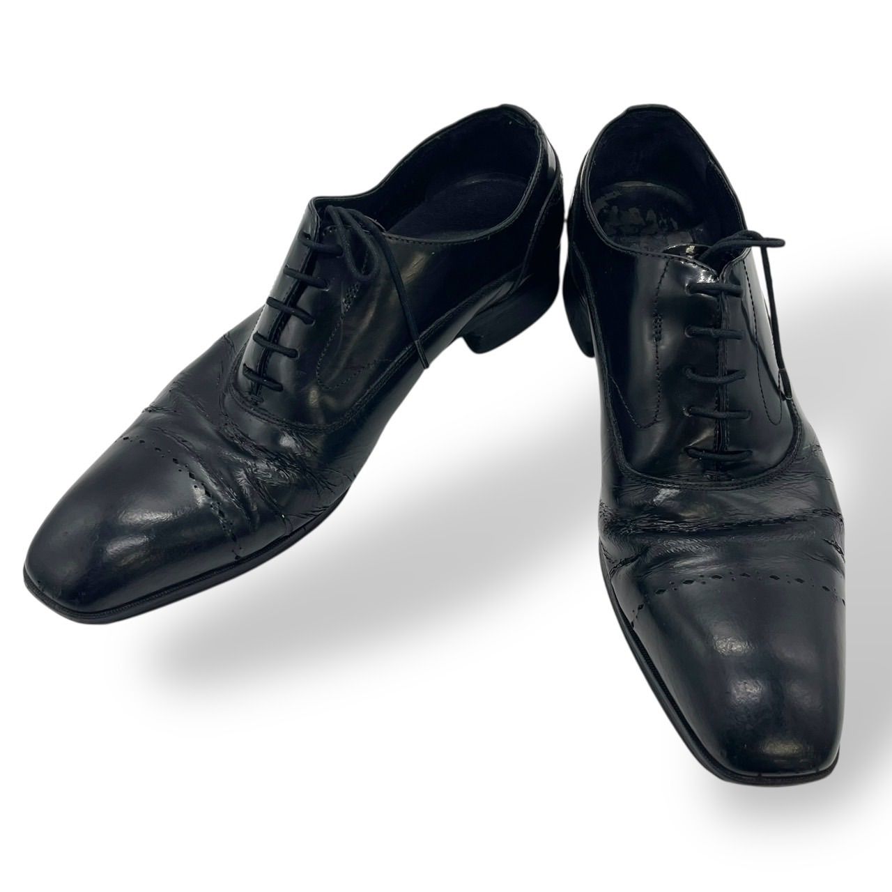 良品 KATHARINE HAMNETT LONDON キャサリンハムネット レザーシューズ 