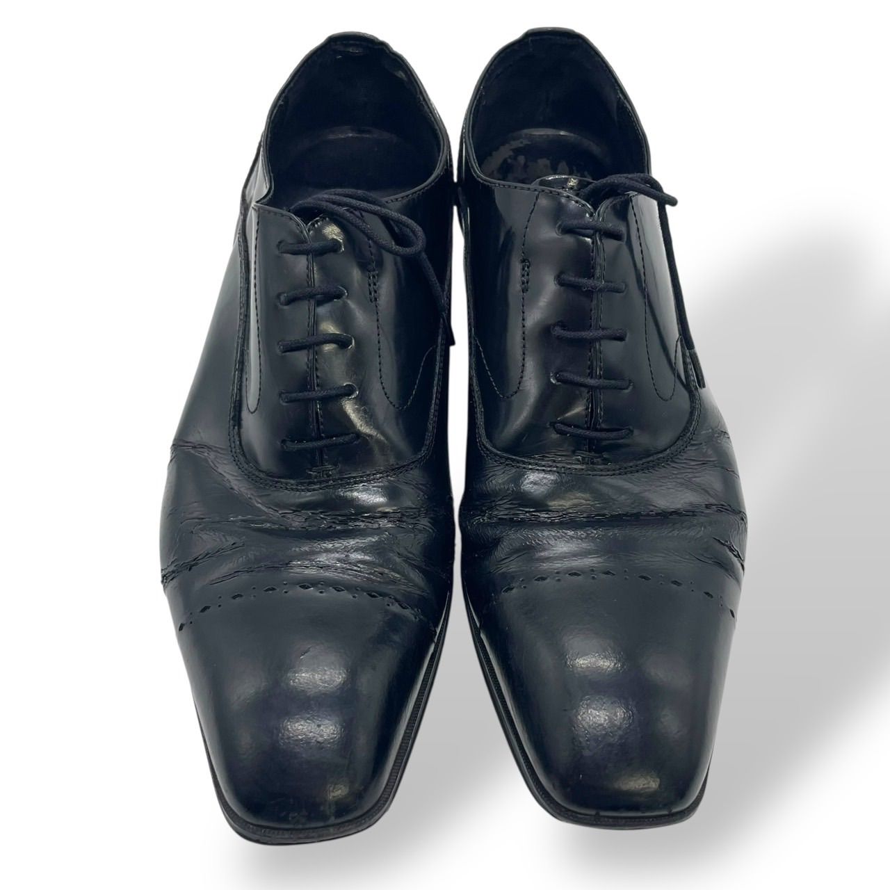 良品 KATHARINE HAMNETT LONDON キャサリンハムネット レザーシューズ 
