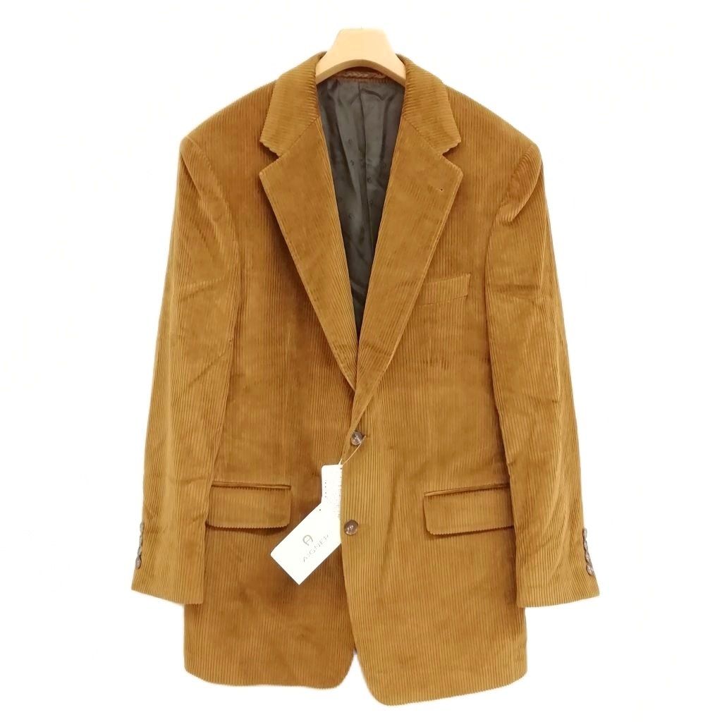 アイグナー AIGNER 太畝 コーデュロイ シングル 2B スーツ