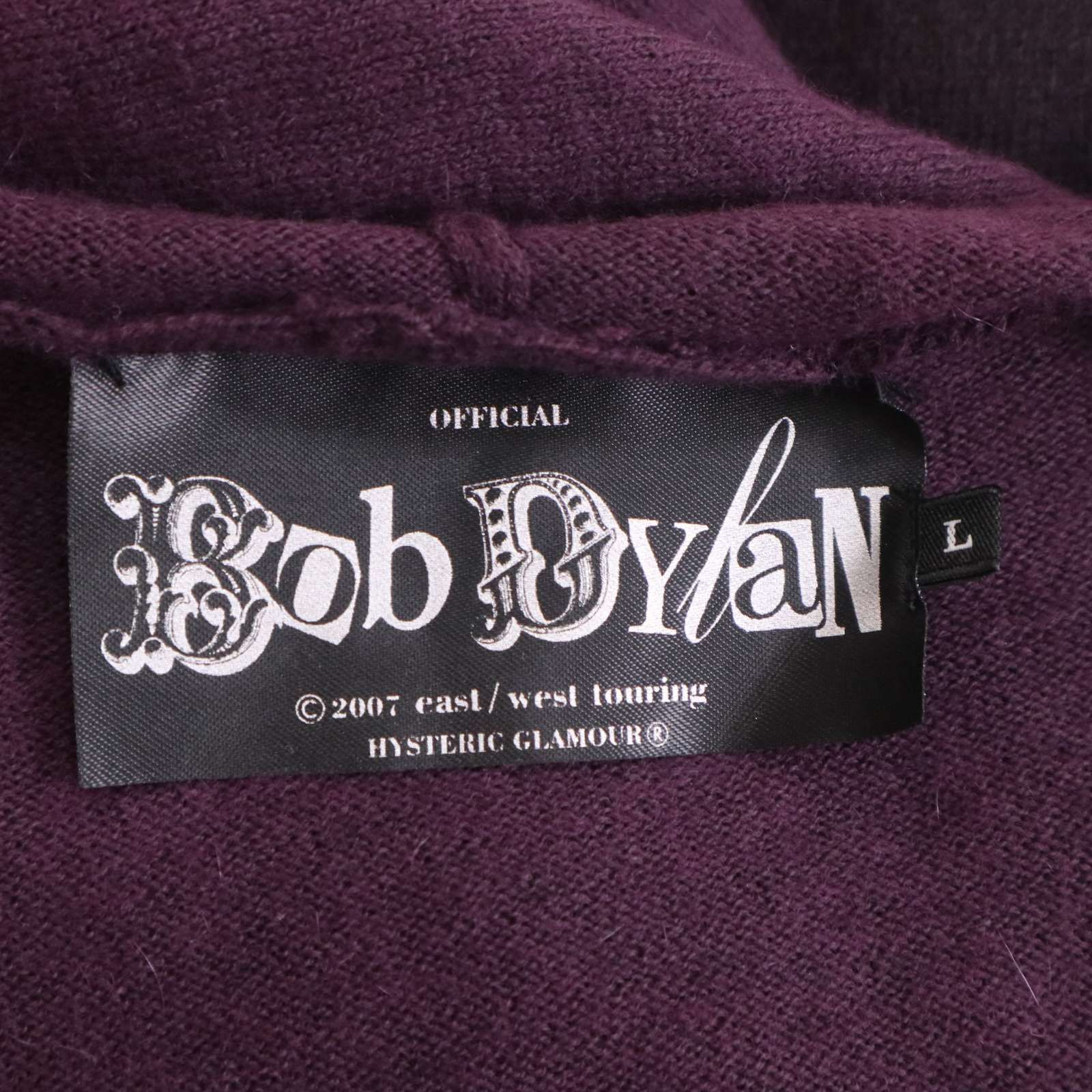ヒステリックグラマー　ジャケット　ボブディラン HYSTERIC GLAMOUR ヒステリックグラマー BOB DYLAN ボブディラン