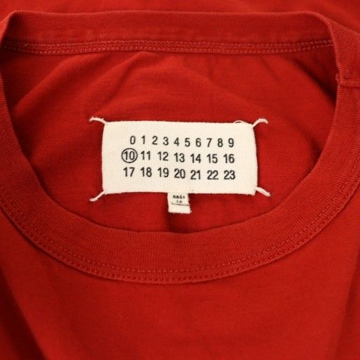 メゾンマルジェラ 10 Maison Margiela 10 ロゴ刺繍クルーネックTシャツ