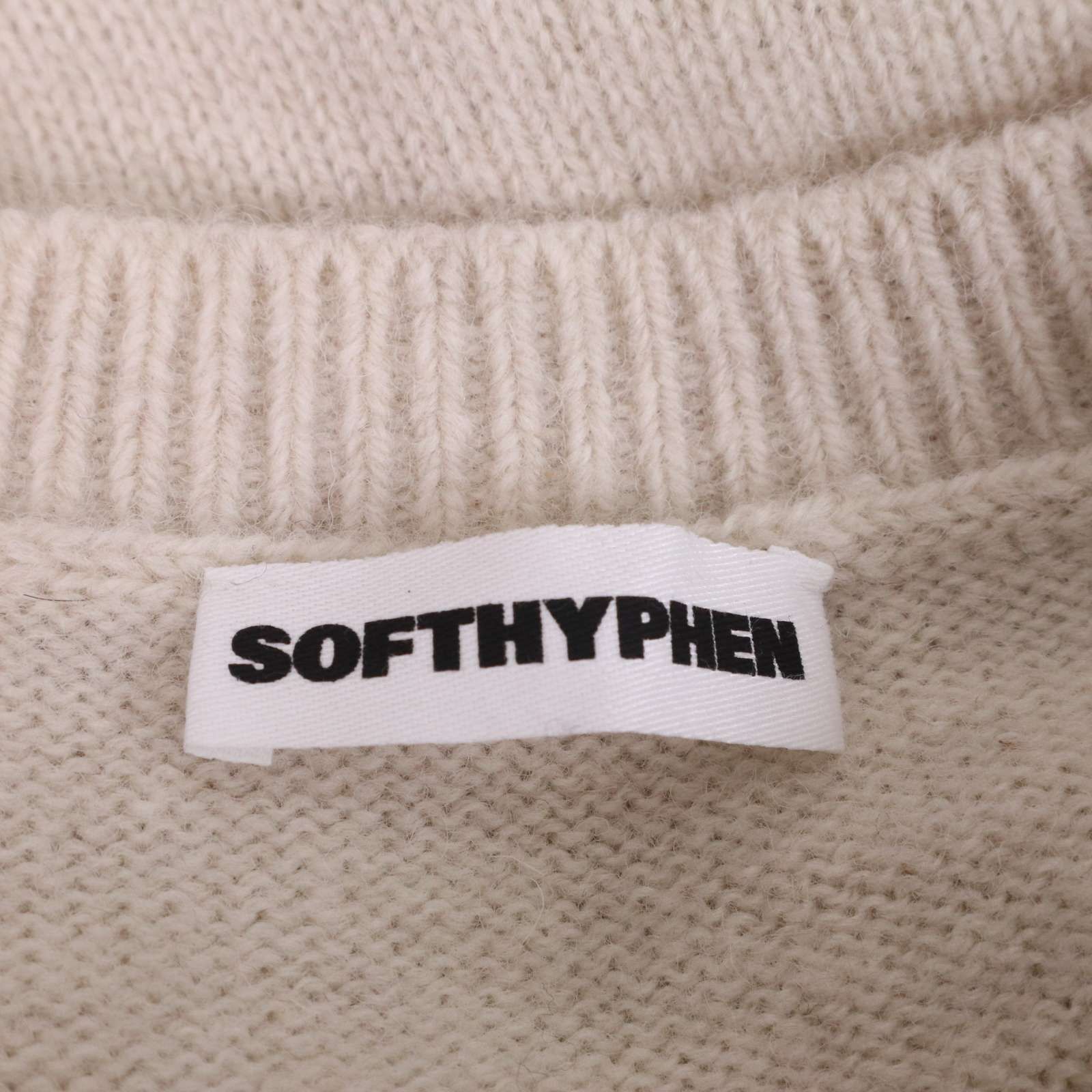 SOFTHYPHEN ソフトハイフン 秋冬☆ 肩開き ニット セーター Sz.F 