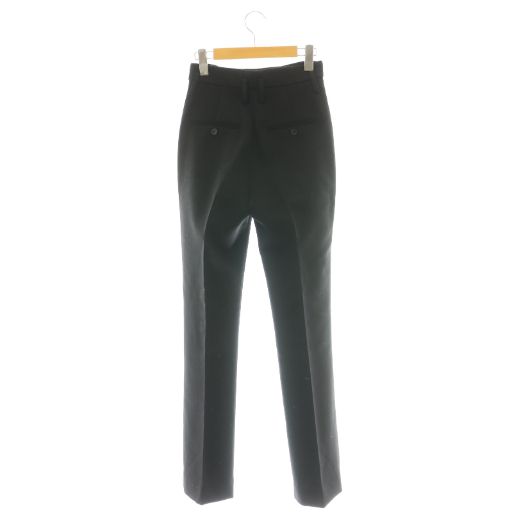 サンローラン パリ SAINT LAURENT PARIS ウールスラックスパンツ フ パンツ F 34 ブラック 698286 DF OS