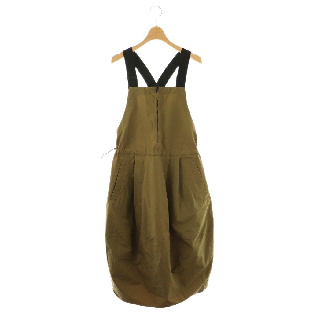 ナゴンスタンス nagonstans ウェザープルーフ フィッシャーマンジャンパースカート ワンピース ロング S カーキ DF OS