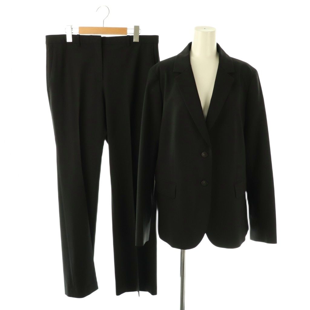 セオリー Theory 23 AW WOOL ジャケット×パンツ スーツ セットアップ 10 ブラック DF OS