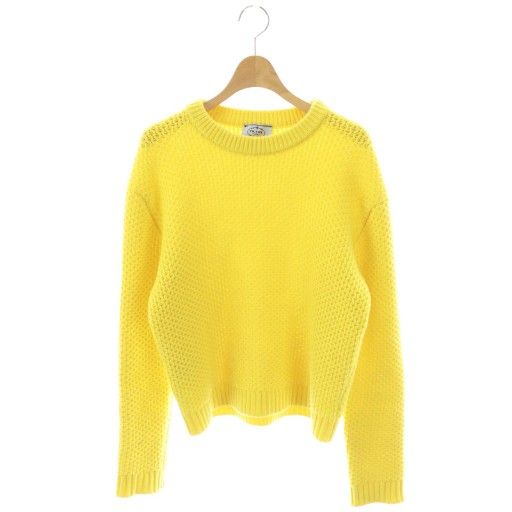 プラダ PRADA ヴァージンウールカシミヤワッフルニット セーター 38