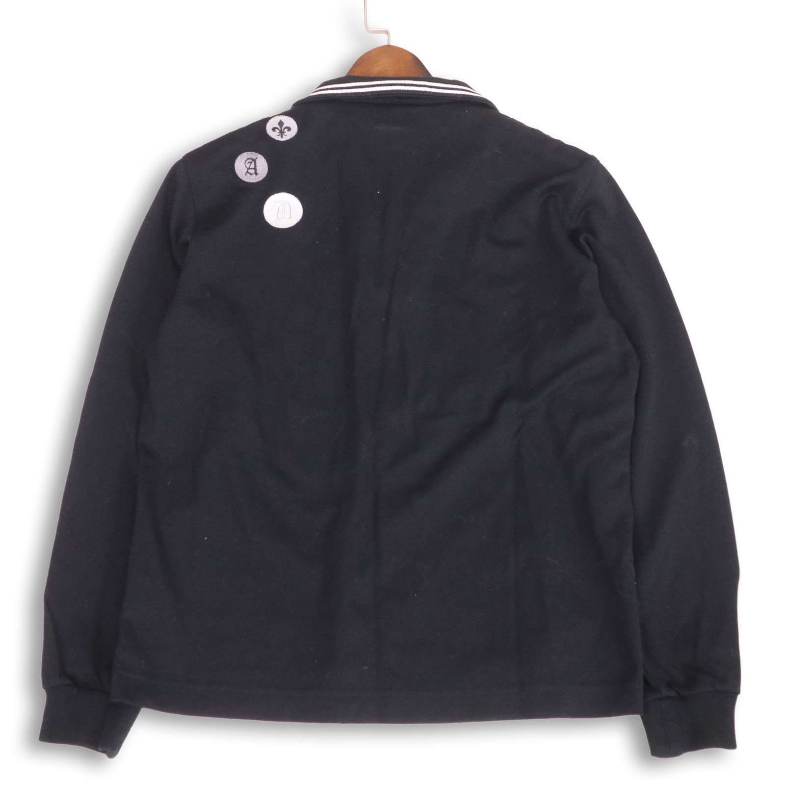 adabat アダバット ゴルフ 通年☆ ロゴ刺繍 長袖 ハーフジップ シャツ