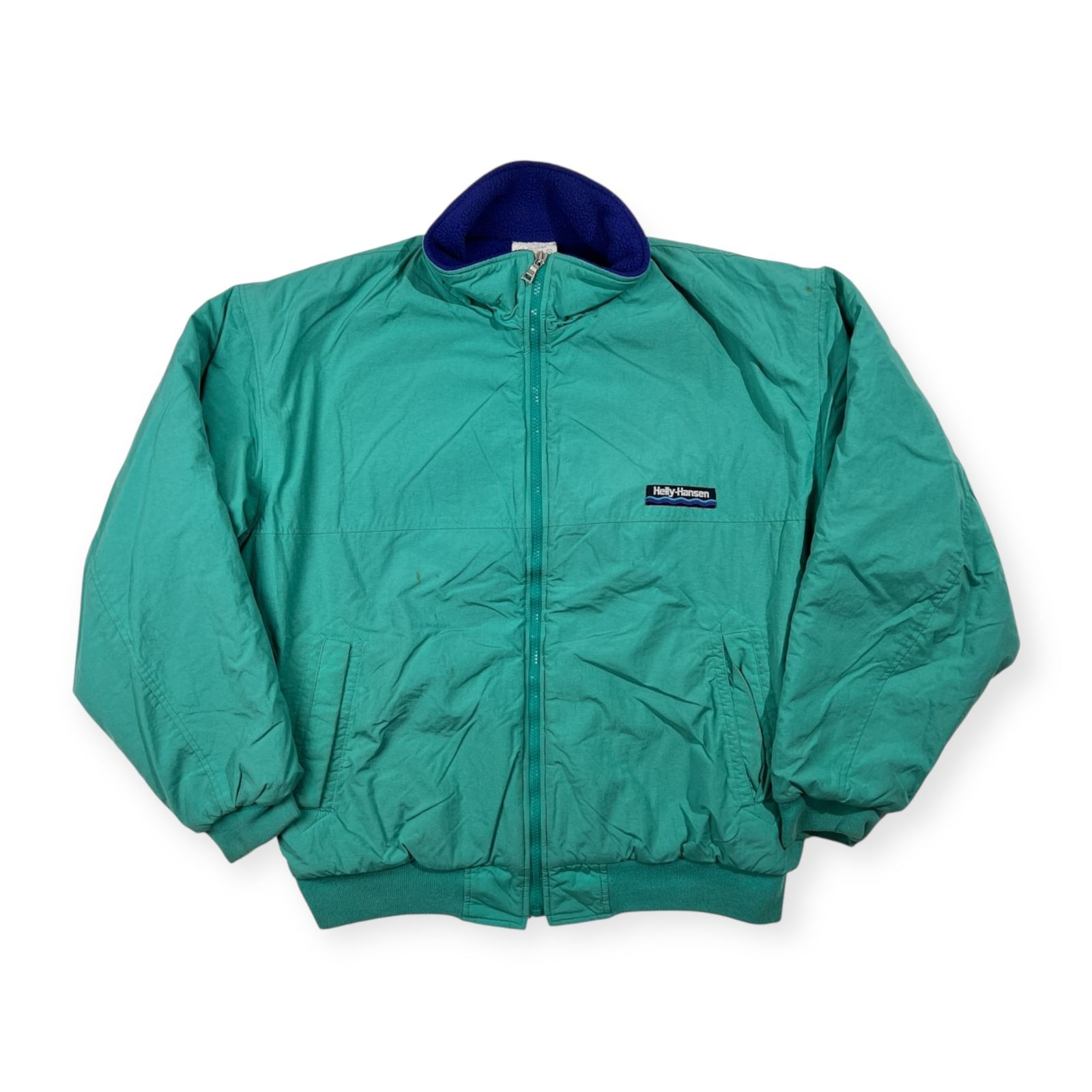 90s HELLY HANSEN ヘリーハンセン ナイロンジャケット 裏フリース