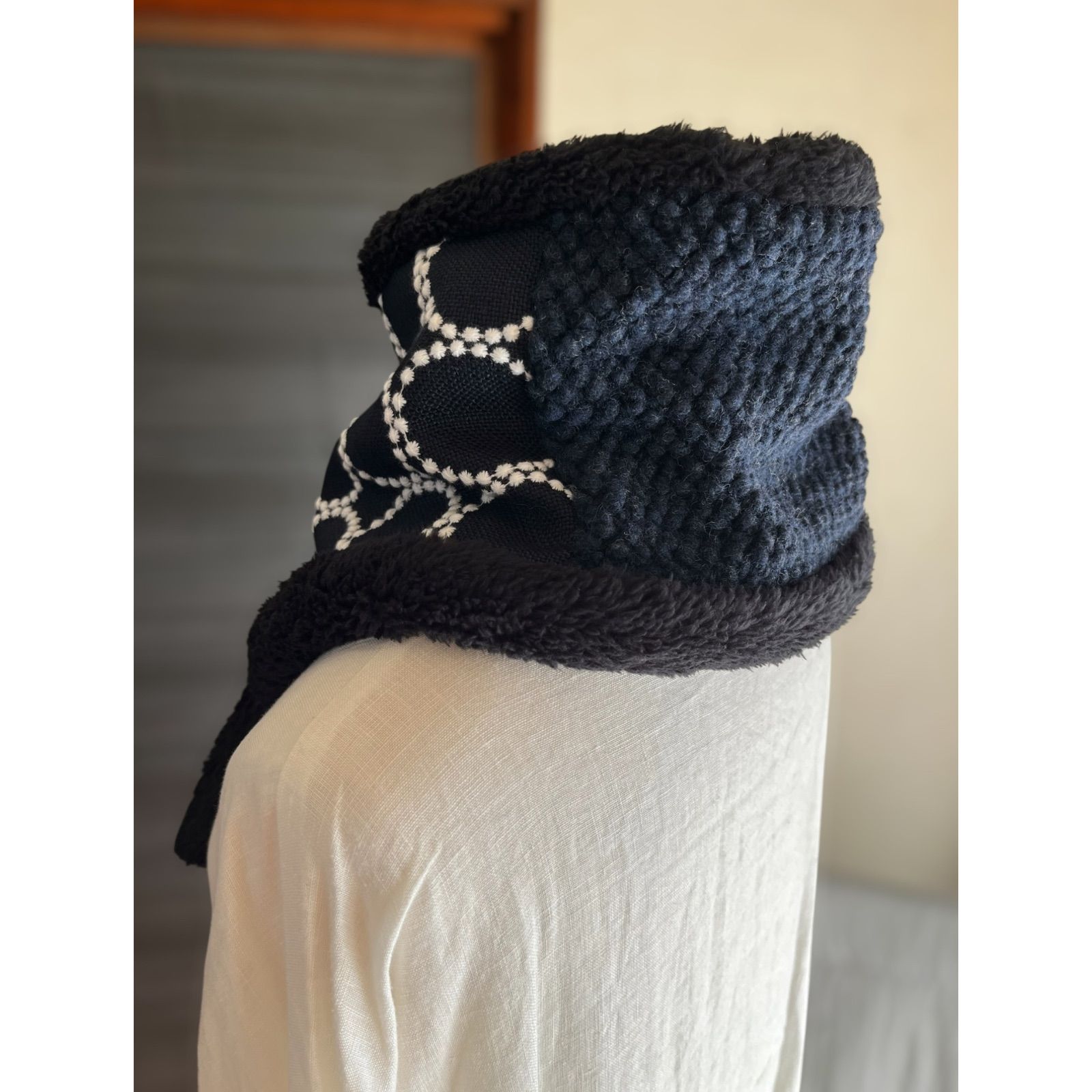 マフラータイプ】symphony・tambourineネックウォーマーミナペルホネン