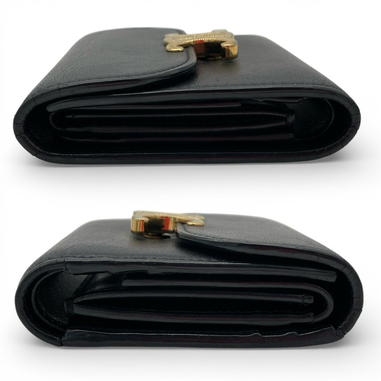 極美品】セリーヌ CELINE 三つ折り財布 トリオンフ コンパクト