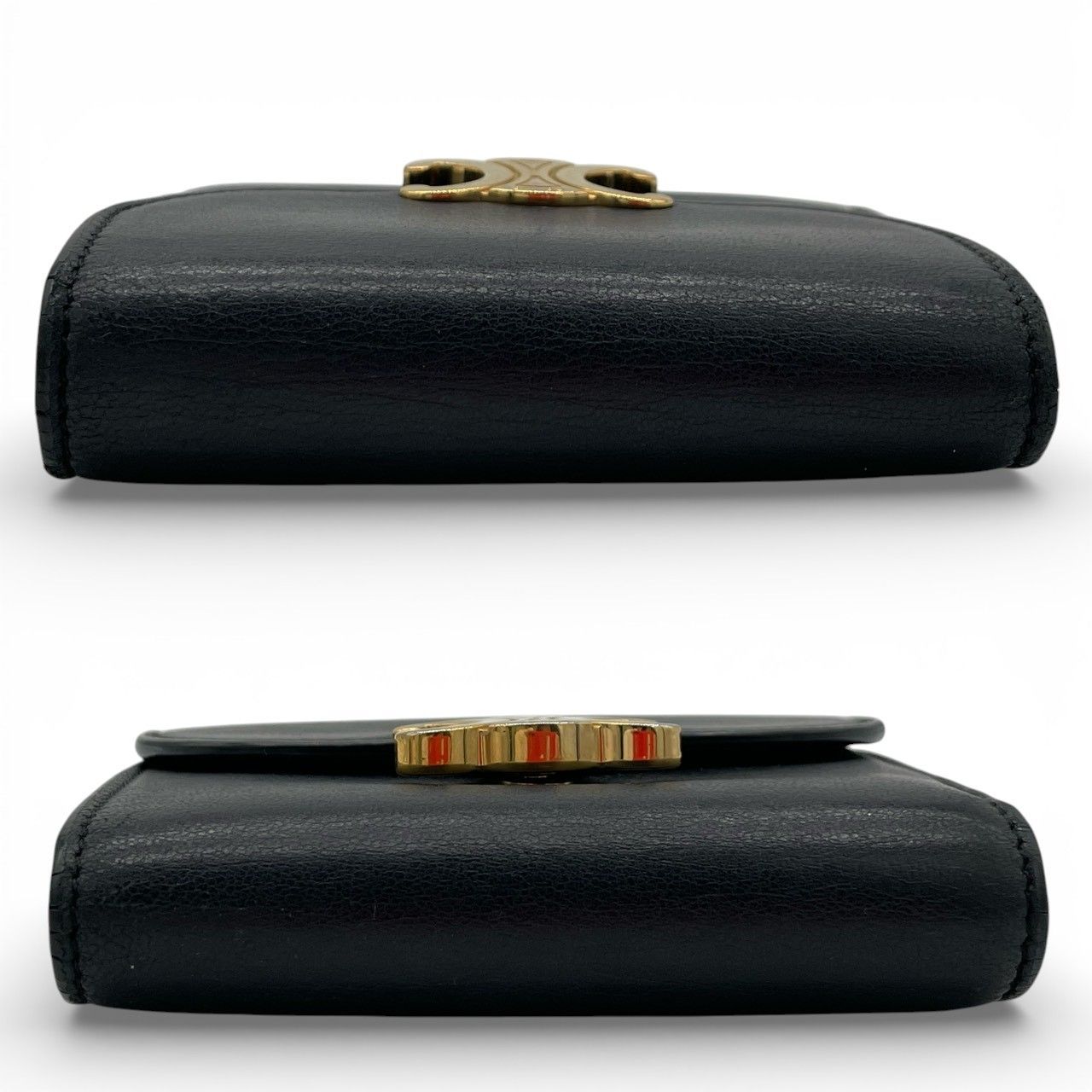 極美品】セリーヌ CELINE 三つ折り財布 トリオンフ コンパクト