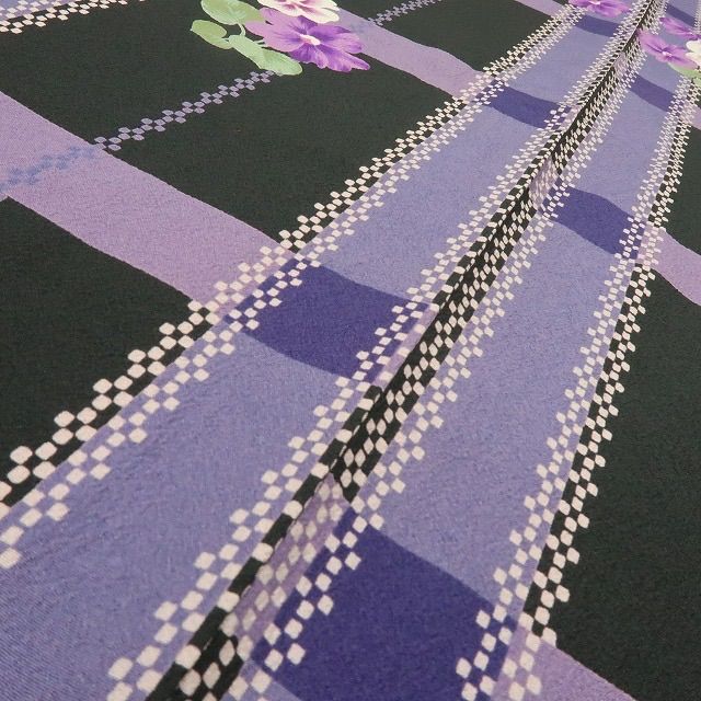 ハートのスミレ 小紋