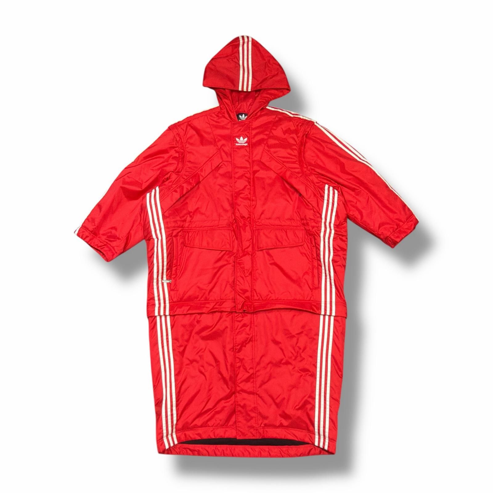 国内正規 未使用 BALENCIAGA × adidas 23AW ダウンコート ハーフコート 
