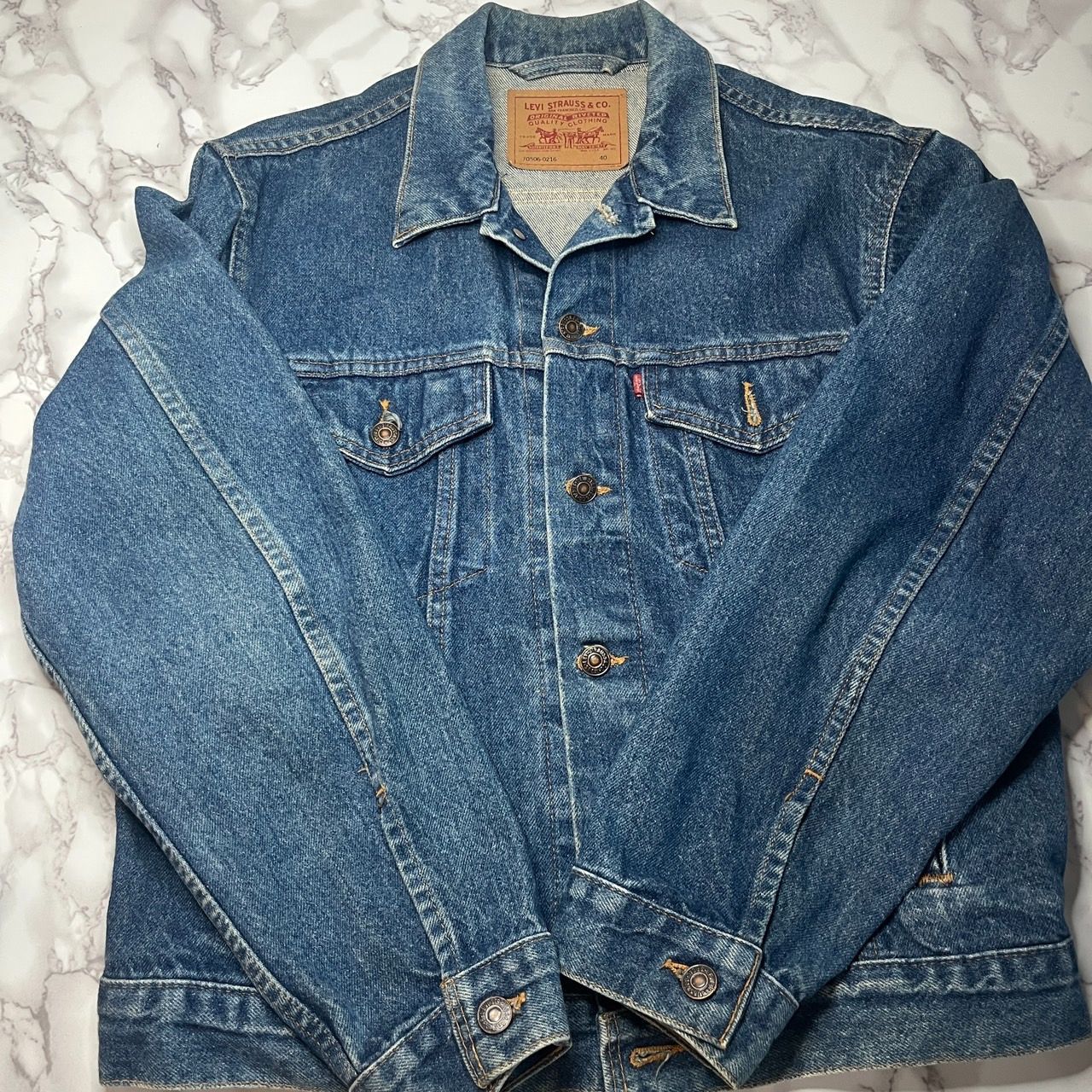 リーバイス LEVI'S 70506-0216 本物 デニムジャケット Gジャン サイズ