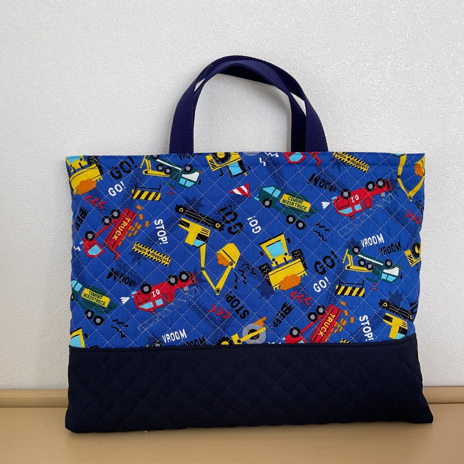 りんりんのハンドメイド レッスンバッグ 上履き入れ お着替え袋 コップ