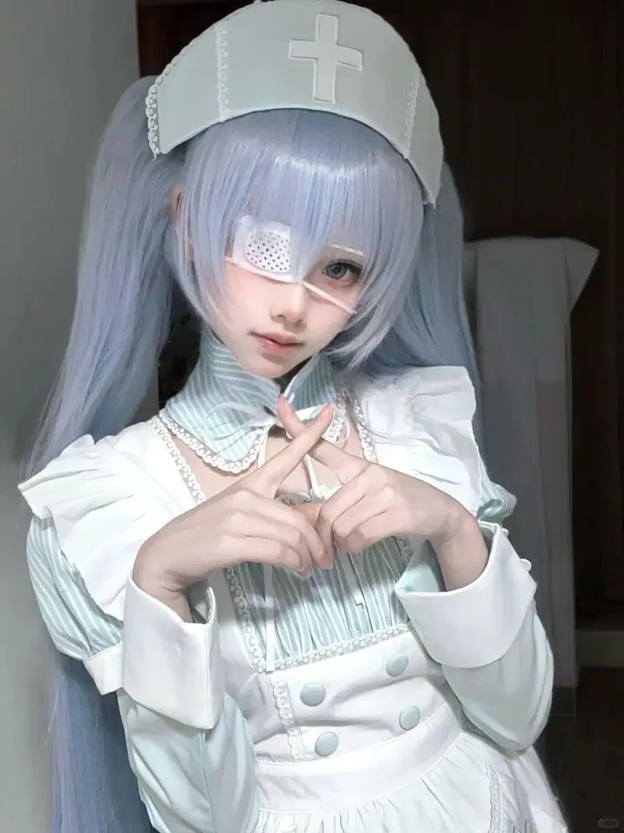  手染め メイド エプロン 刺繍 ONE PIECE セット その他 セットアップ