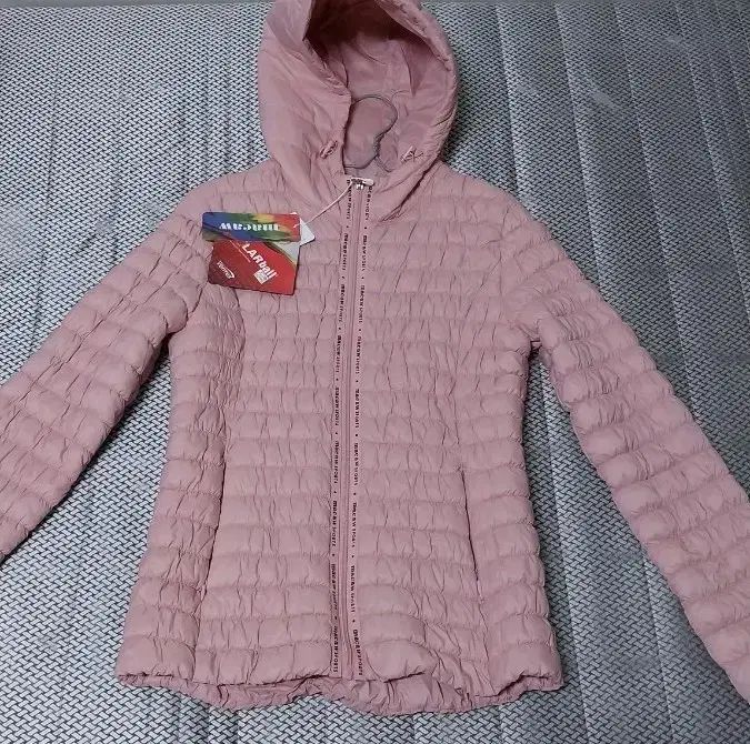 マスコット レディース 軽量ダウン ゴルフウェア ピンク / 90