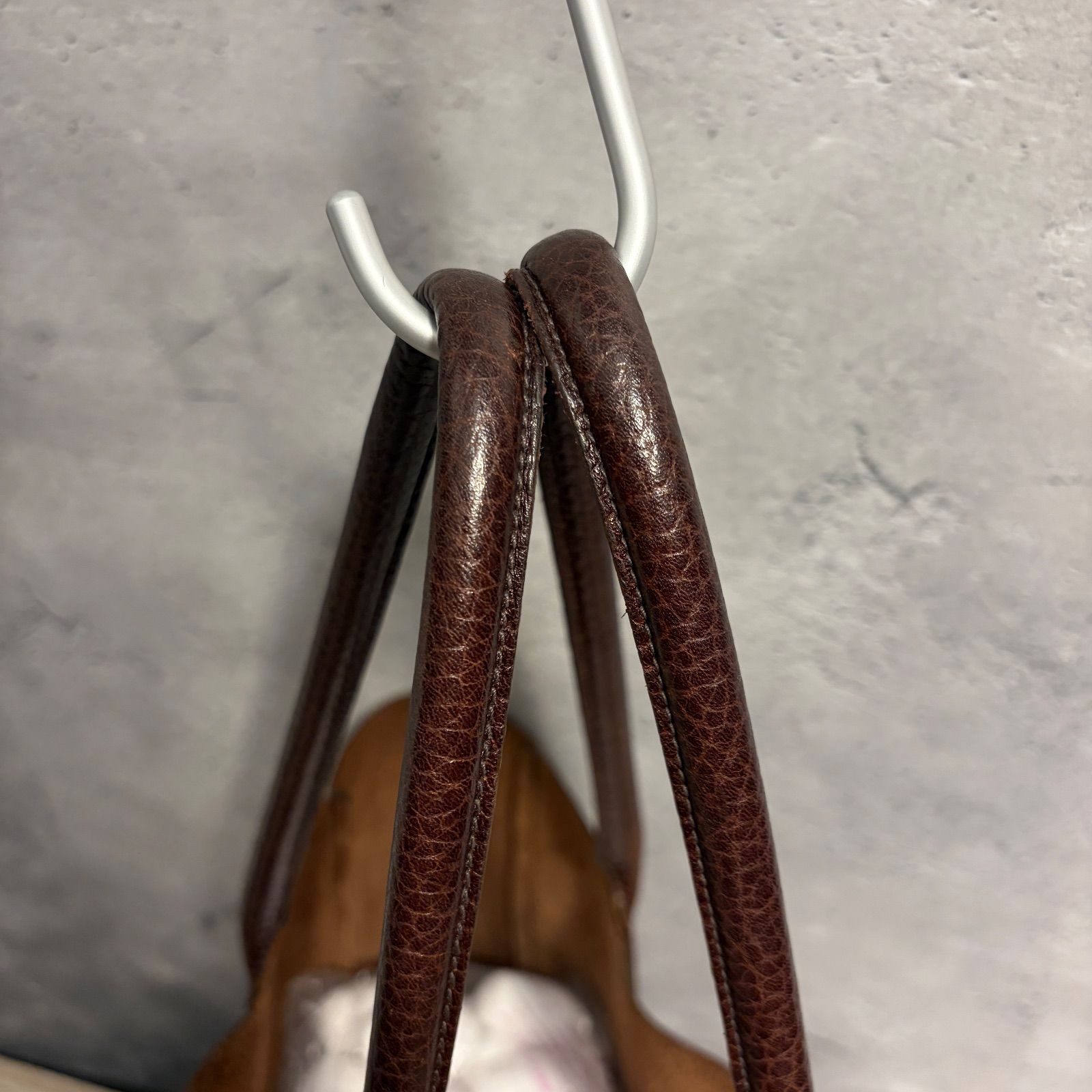 ✨IL BISONTE イルビゾンテ オールレザー トートバッグ ブラウン 本革