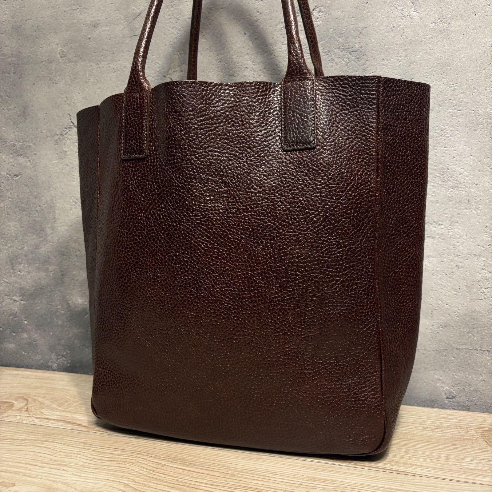 ✨激レア✨IL BISONTE ビジネスバッグ オールレザー ブラウン ✨IL BISONTE イルビゾンテ オールレザー トートバッグ ブラウン 本革