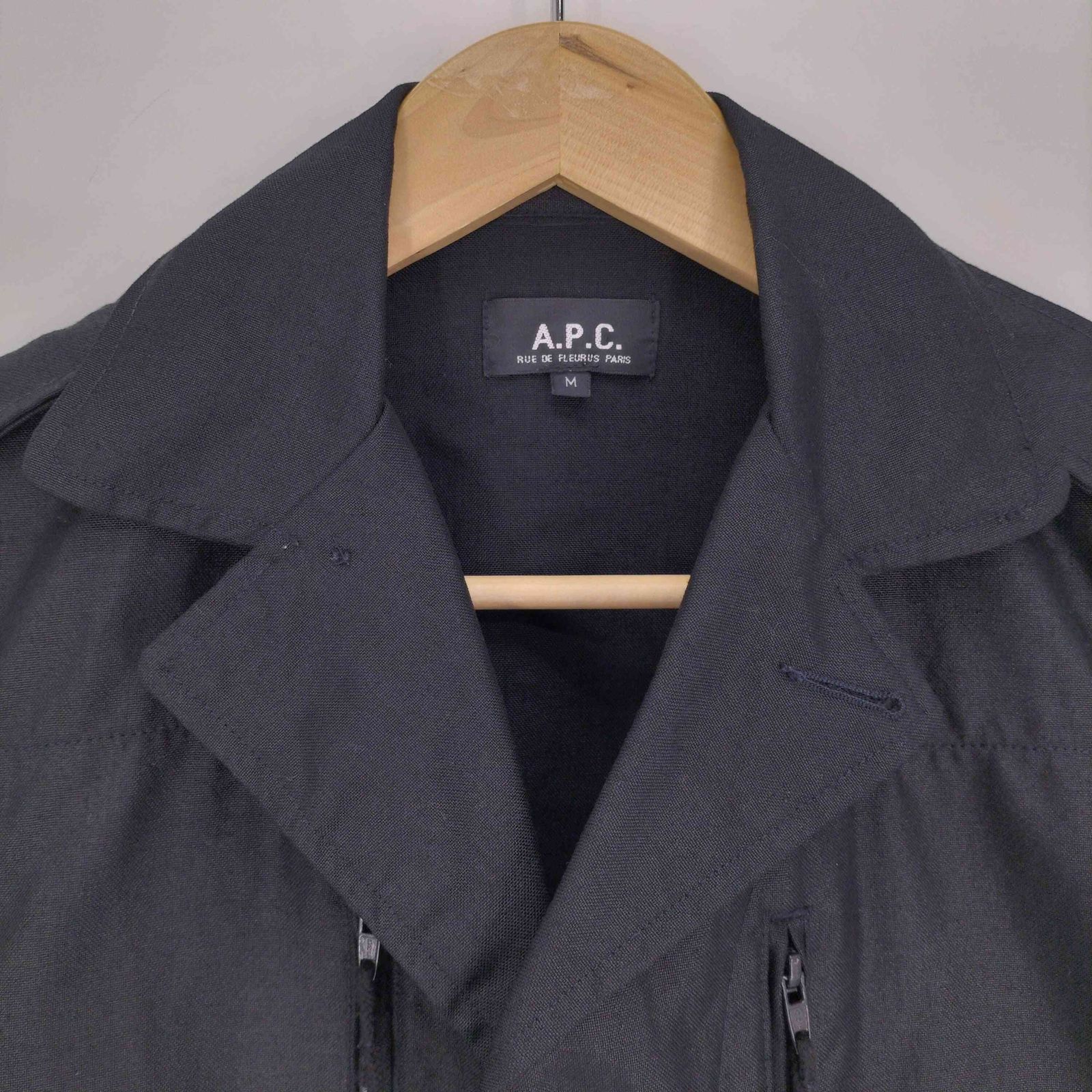 A.P.C シャツジャケット 厚手 90年代 APC アーペーセー フランス製 アーペーセー A.P.C. 90-00S フランス製 East by West イーストバイ