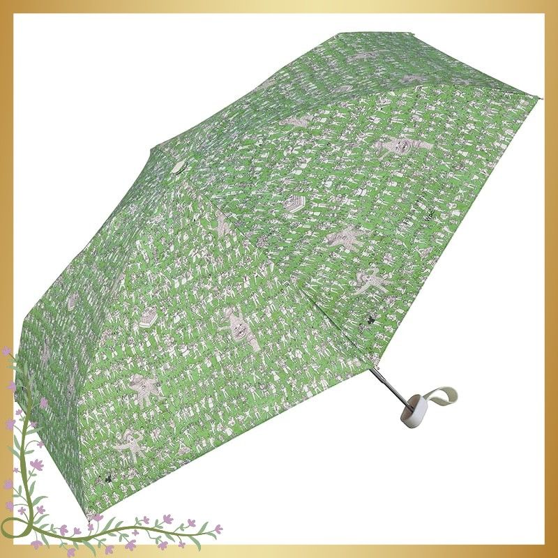 日傘 Wpc.｜HERALBONY アート遮光日傘 ミニ 集いの習慣 ≪遮光率100%/UVカット率100%/・UPF50＋/遮熱/晴雨兼用≫ 折りたたみ傘 ヘラルボニー アート 熱中症対策 コンパクト 801-HE4157-102 1