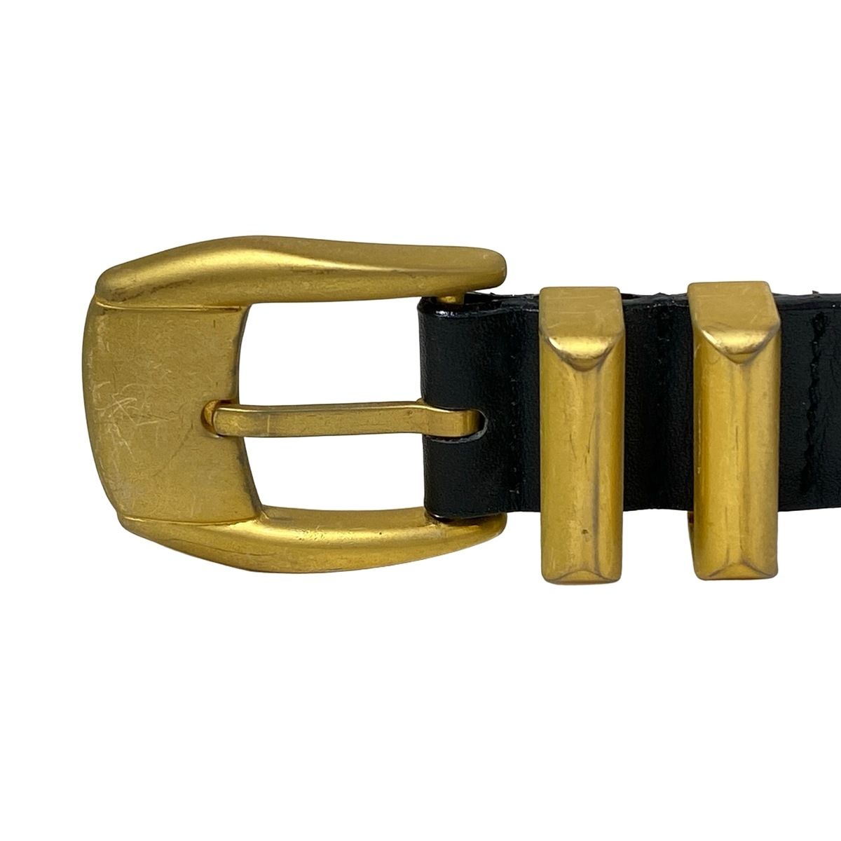 GIANNIVERSACE(ジャンニヴェルサーチ) ベルト 36/90 - 黒×ゴールド GIANNIVERSACE(ジャンニヴェルサーチ) ベルト 36/90 - 黒×ゴールド