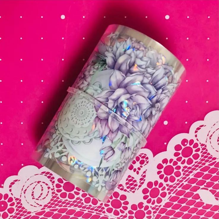 826 贝壳光 6.5cm×4m 花玉坠 半端巻き 海外マスキングテープ - メルカリ