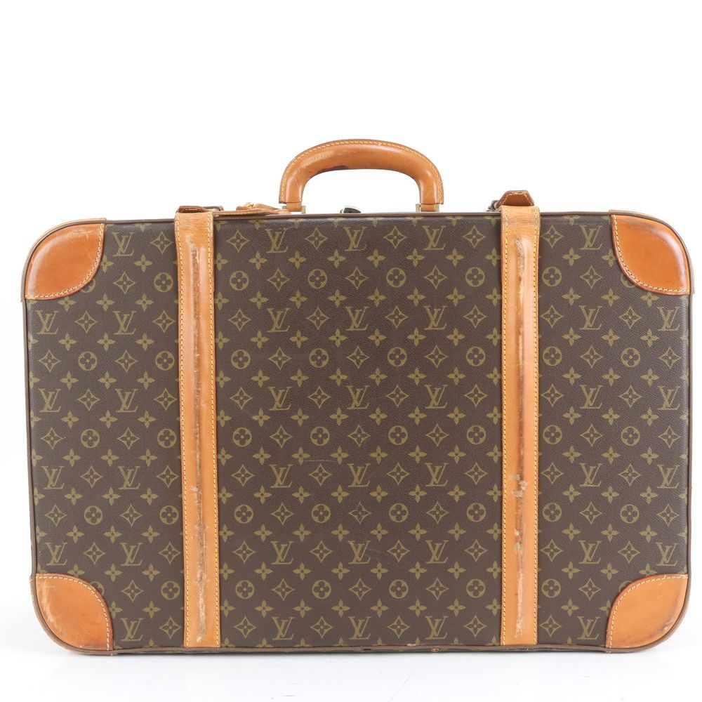 ルイヴィトン モノグラム ストラトス 70 M 23234 レザー トランク ハードケース スーツケース 出張 旅行 A 4 メンズ RUE DE 39-10