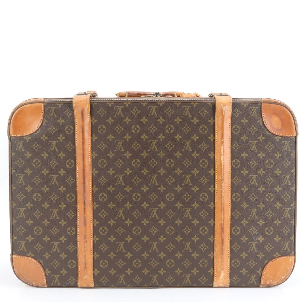 美品 ルイヴィトン モノグラム ストラトス 70 M23234 レザー トランク