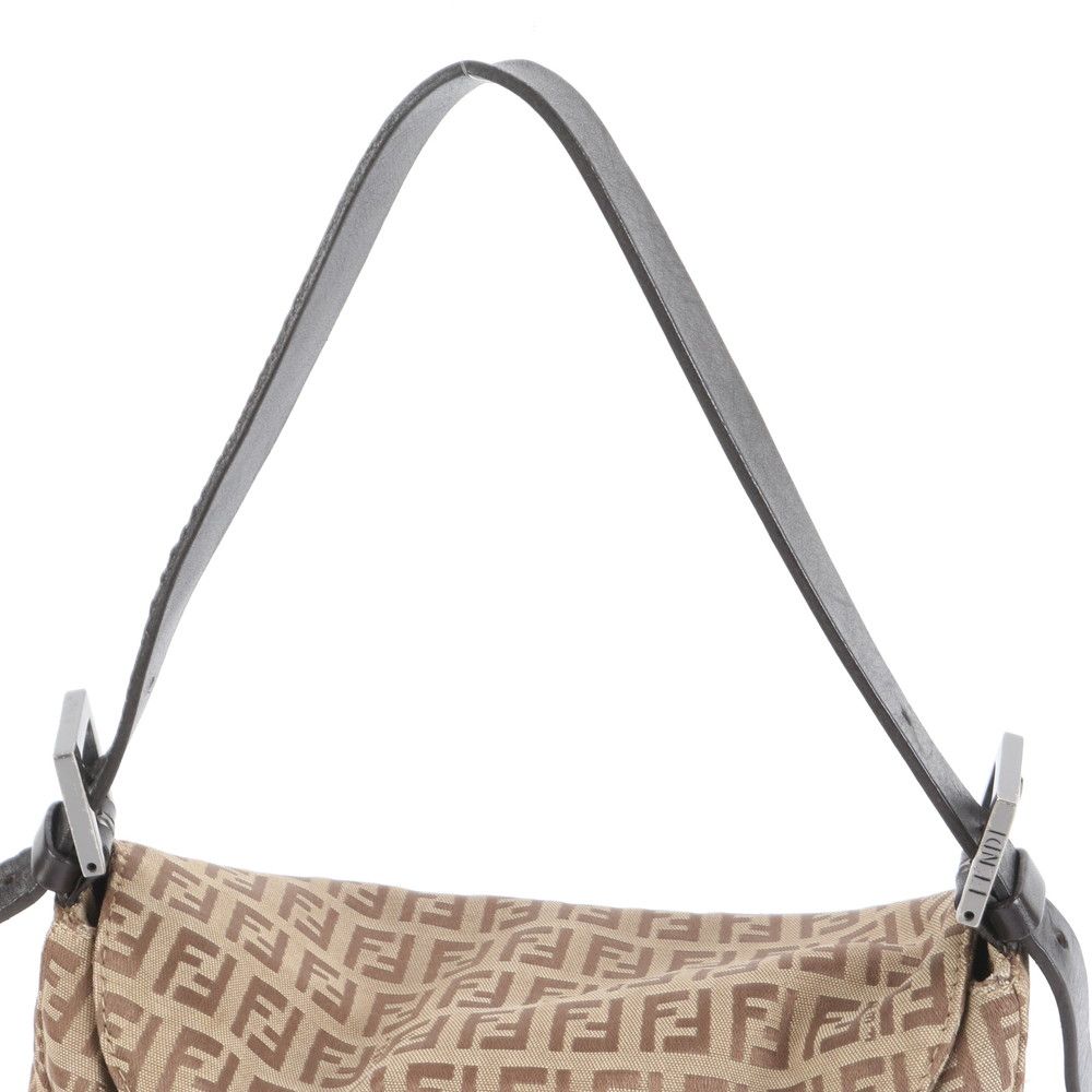 極美品 フェンディ ズッキーノ マンマ バゲット 8BR004 レザー