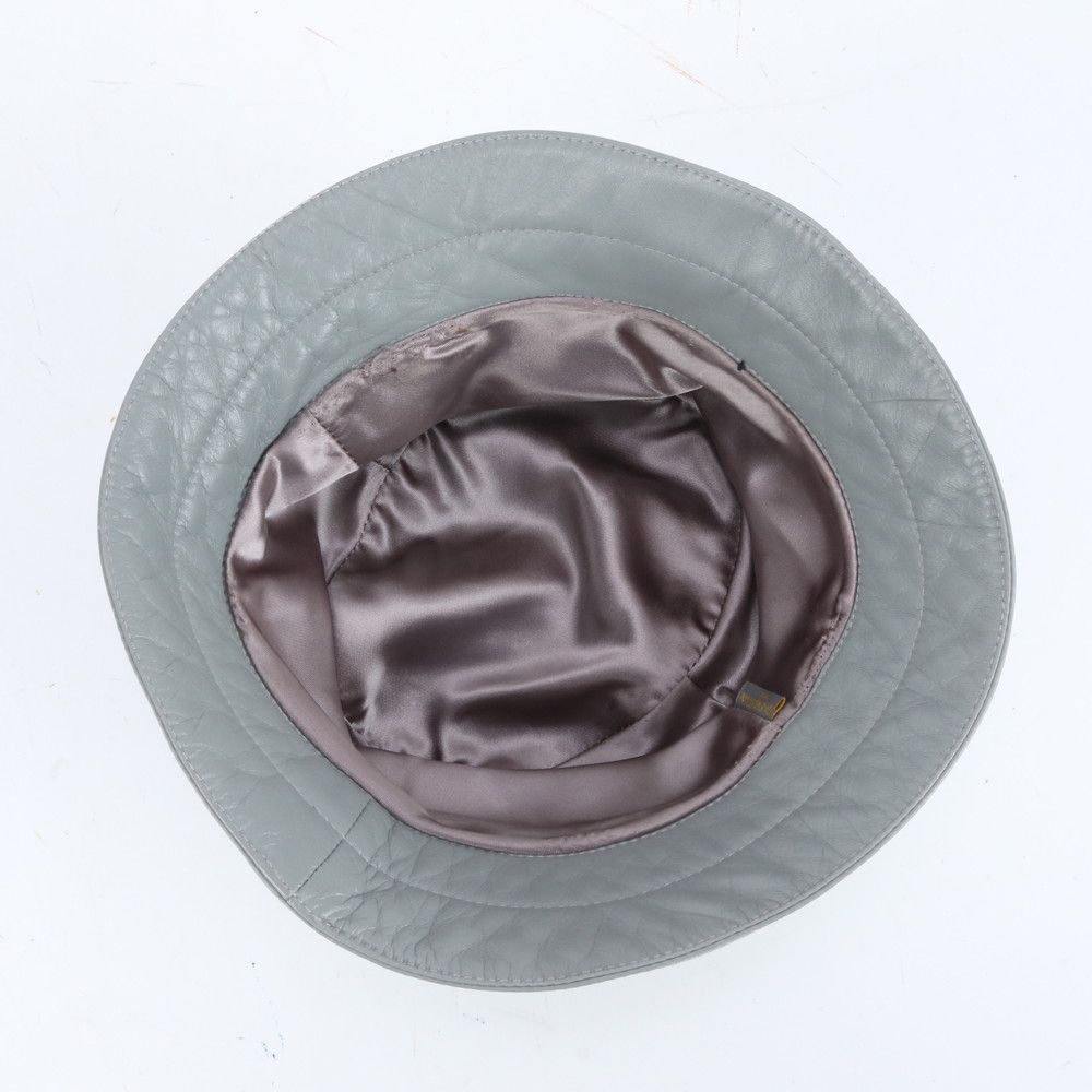 美品 ルイヴィトン LV カップ バケット ハット バケハ レザー 帽子