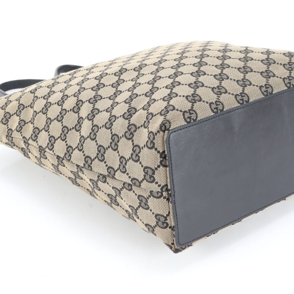 極美品 グッチ GG キャンバス 002 1098 レザー トート バッグ 肩掛け