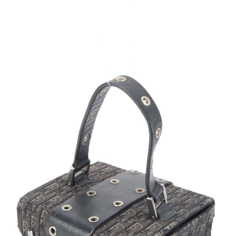 クリスチャンディオール トロッター ストリートシック バニティ バッグ レザー ハンド トート 本革 レディース RCE DE 48-1