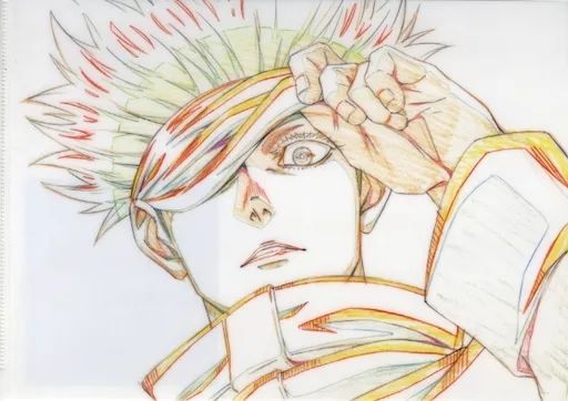 中古】クリアファイル [単品] 五条悟 名シーン原画A4クリアファイル