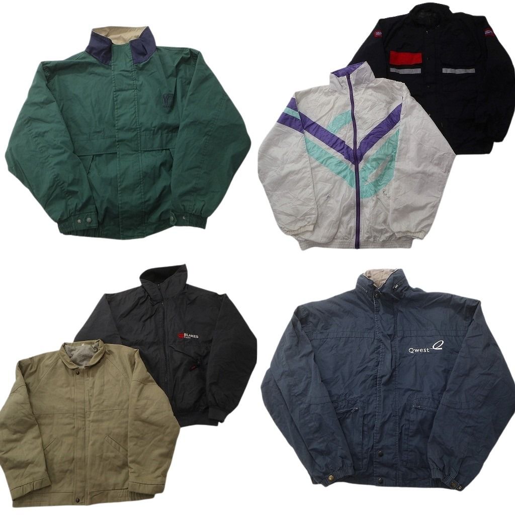 古着卸 まとめ売り ジャケット MIX 6枚セット (メンズ M ) マルチ