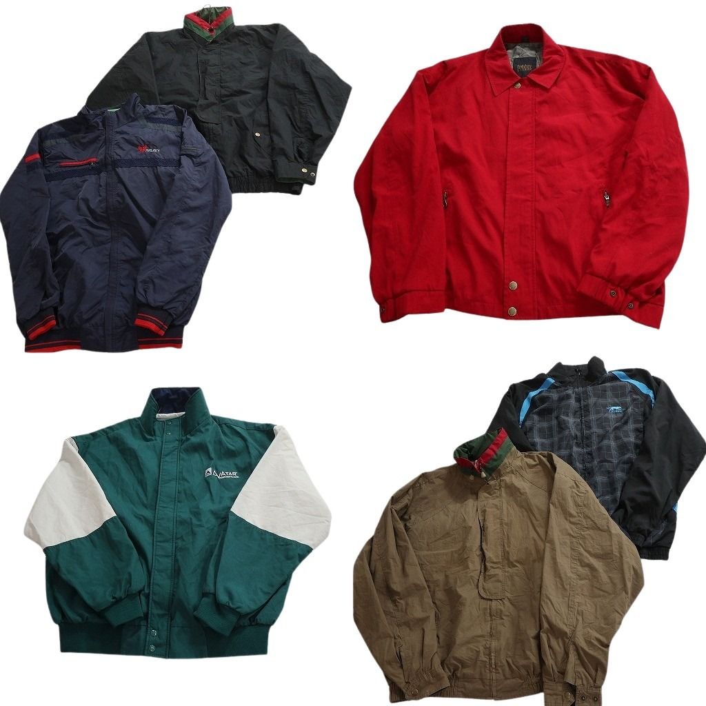 古着卸 まとめ売り ジャケット MIX 6枚セット (メンズ 2XL ) チェック