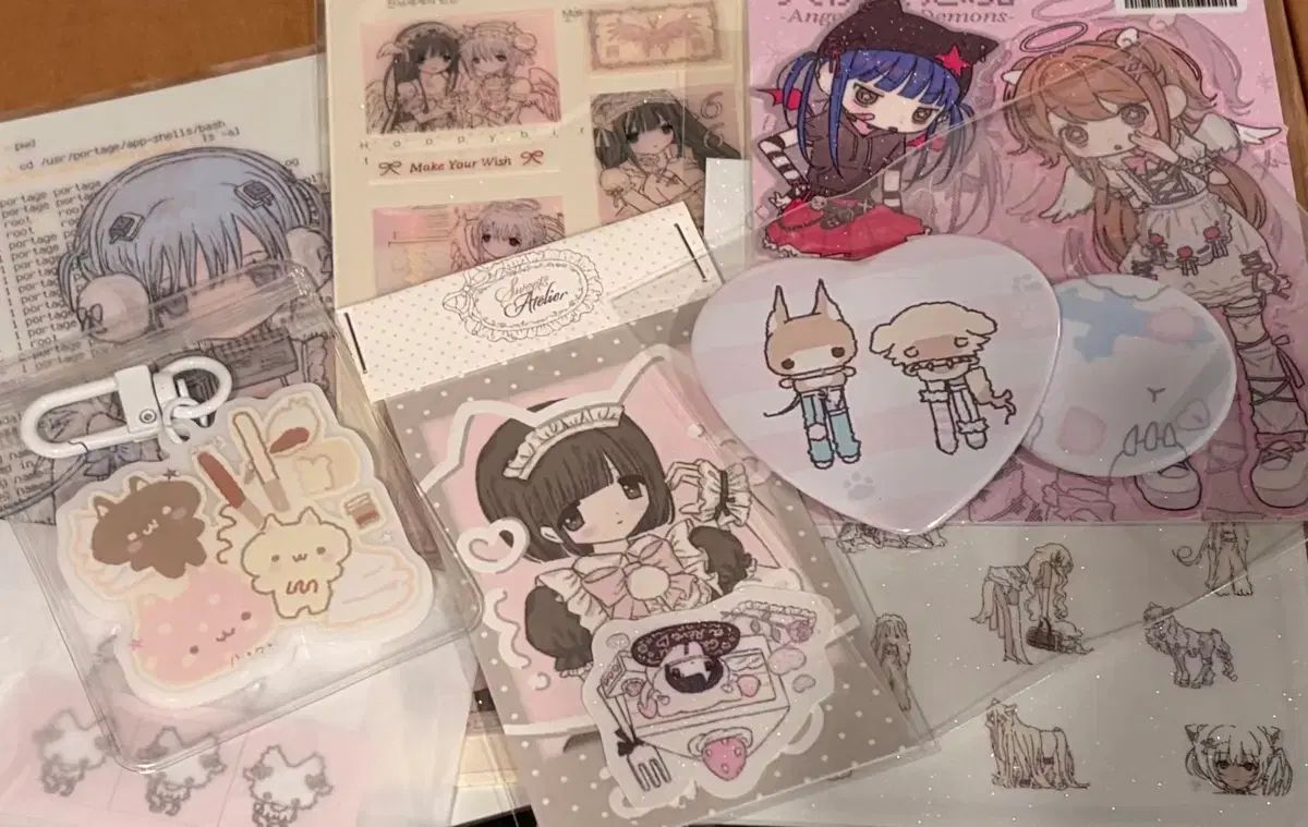 ミールキハートルームクラブルームなど シールステッカーカフスボタン まとめ