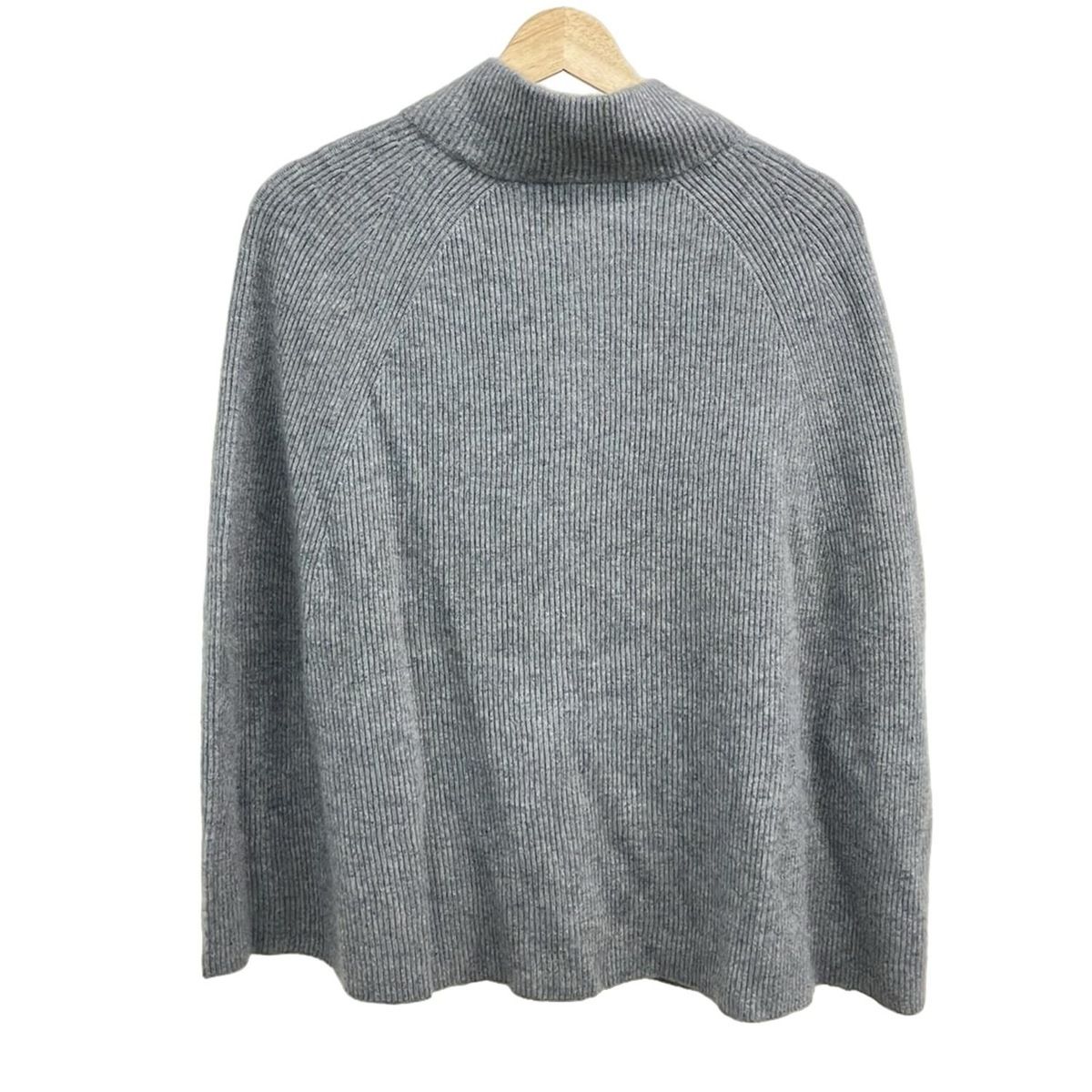 DAMAcollection ダーマ カーディガン サイズ2 M レディース - ライトグレー 変形袖 ジップアップ