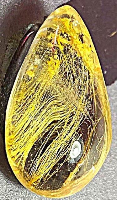 上質EU製 ROBEAN 定価135万円 天然タイチンルチルクォーツ太金針水晶太陽放射ルチル 天然石鉱物宝石A 461