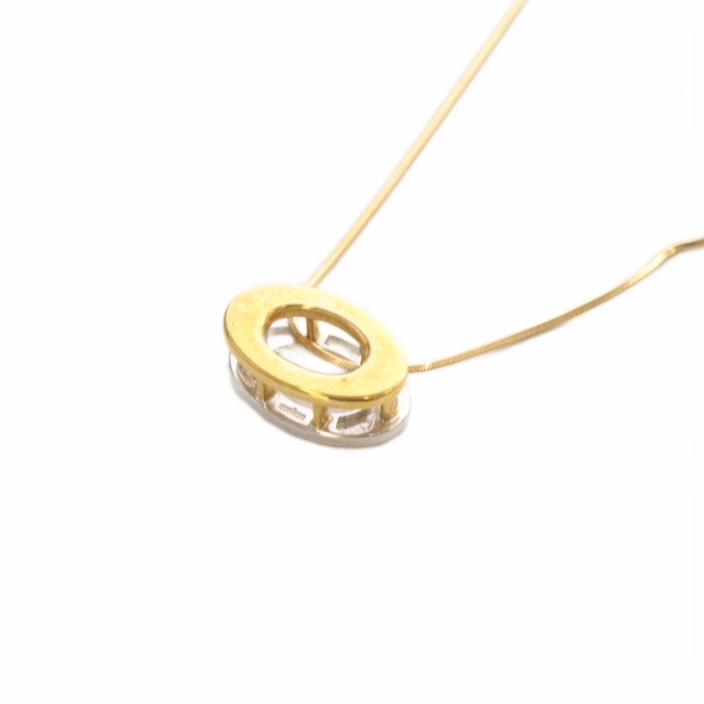 ルジアダ RUGIADA K18 YG ネックレス ペンダント イエローゴールド