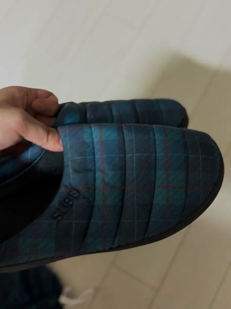 タータンチェック スリッパ