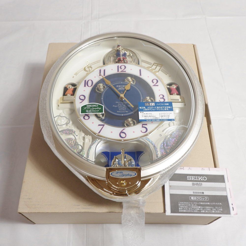 SEIKO CLOCK (セイコークロック) 掛け時計 ウエーブシンフォニー 電波