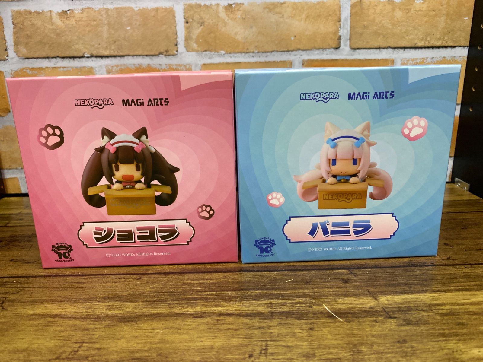 新品未開封】バニラ＆ショコラ(2体セット) 「ネコぱら」 Q版