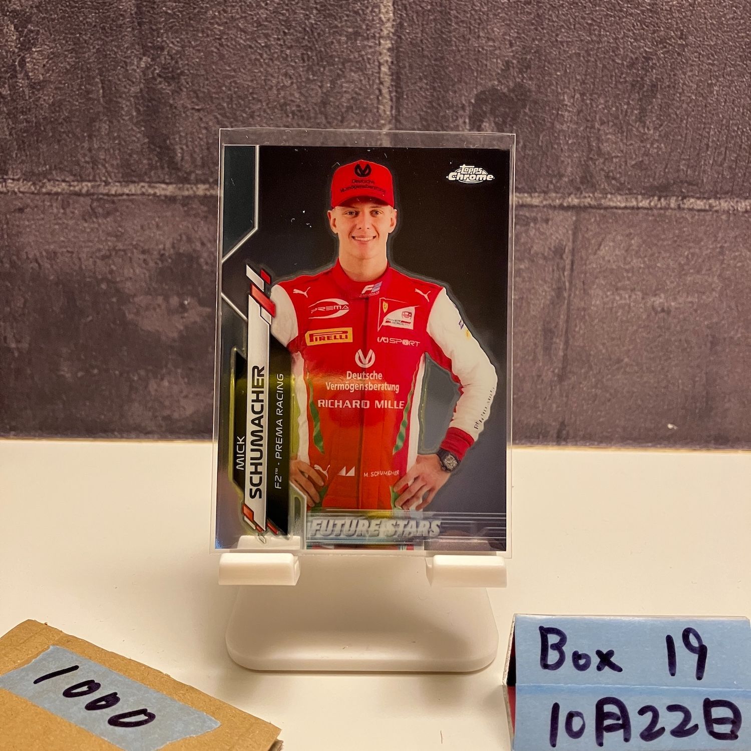 2020 Topps Chrome Mick Schumacher Prema Racing Future Stars F2