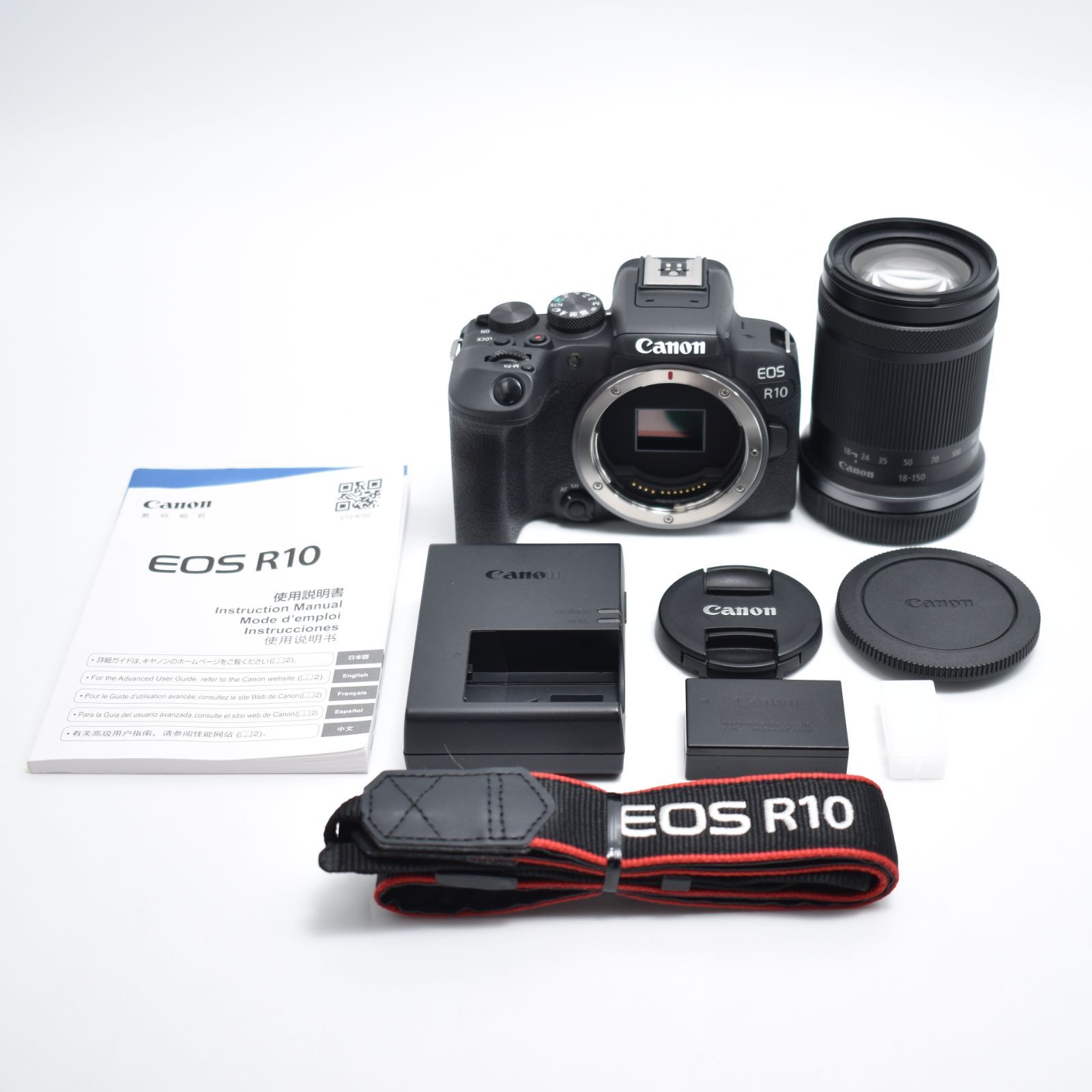 B 10698 Canon ミラーレス一眼カメラ EOS R 10 レンズキット RF S 18 150 ブラック APS C EOSR