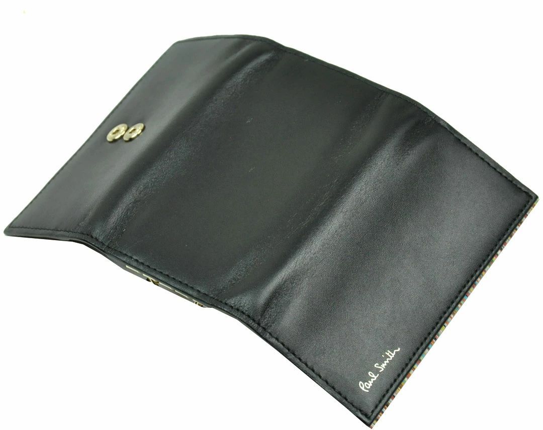  ポールスミス キーケース paulsmith キーホルダー ポール スミス マルチストライプ 牛革 キーケース 小物