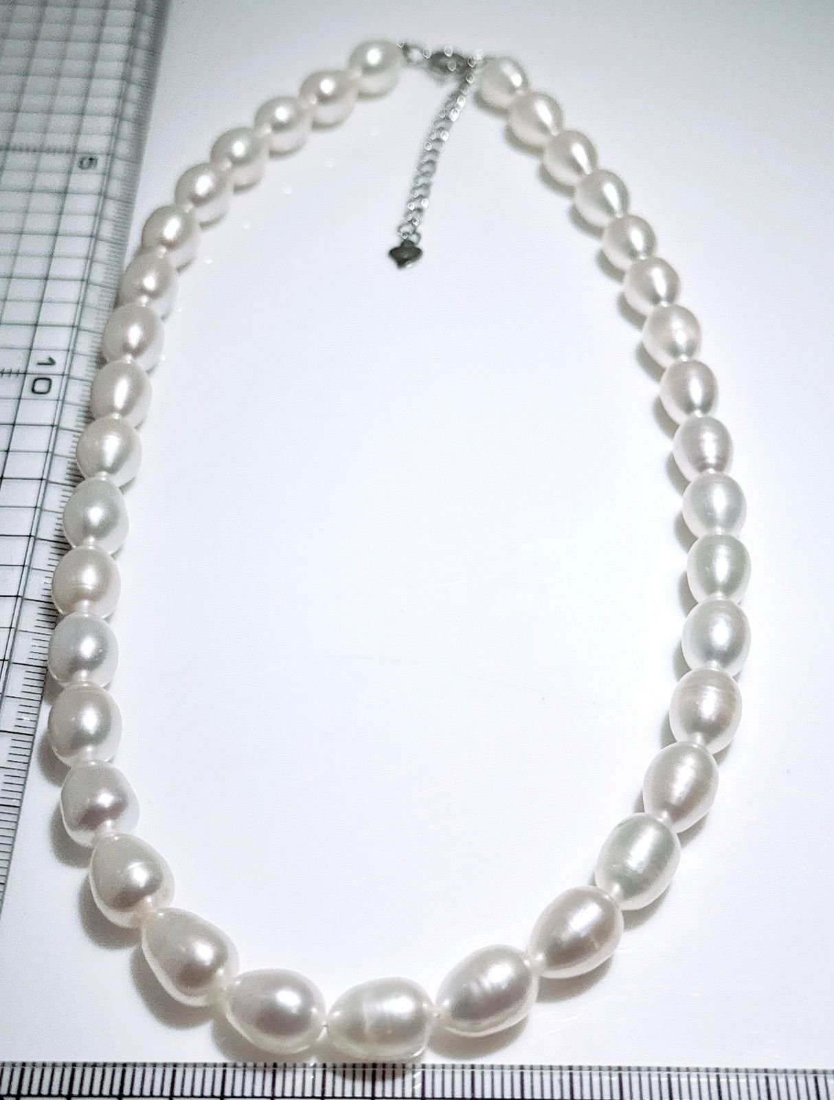 淡水パールネックレス 淡水パールバロックネックレスNO
