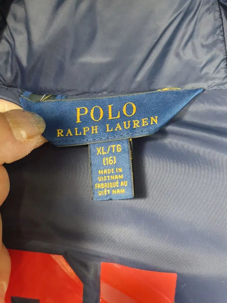 ロングダウンコート ネイビー