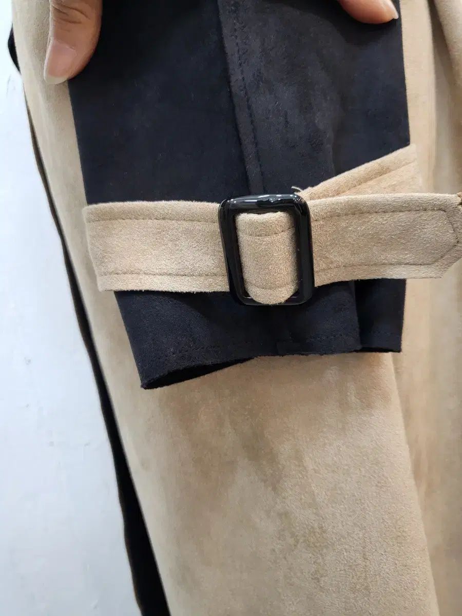  バイ スウェード ロングトレンチコート ロングコート ジャケット アウター