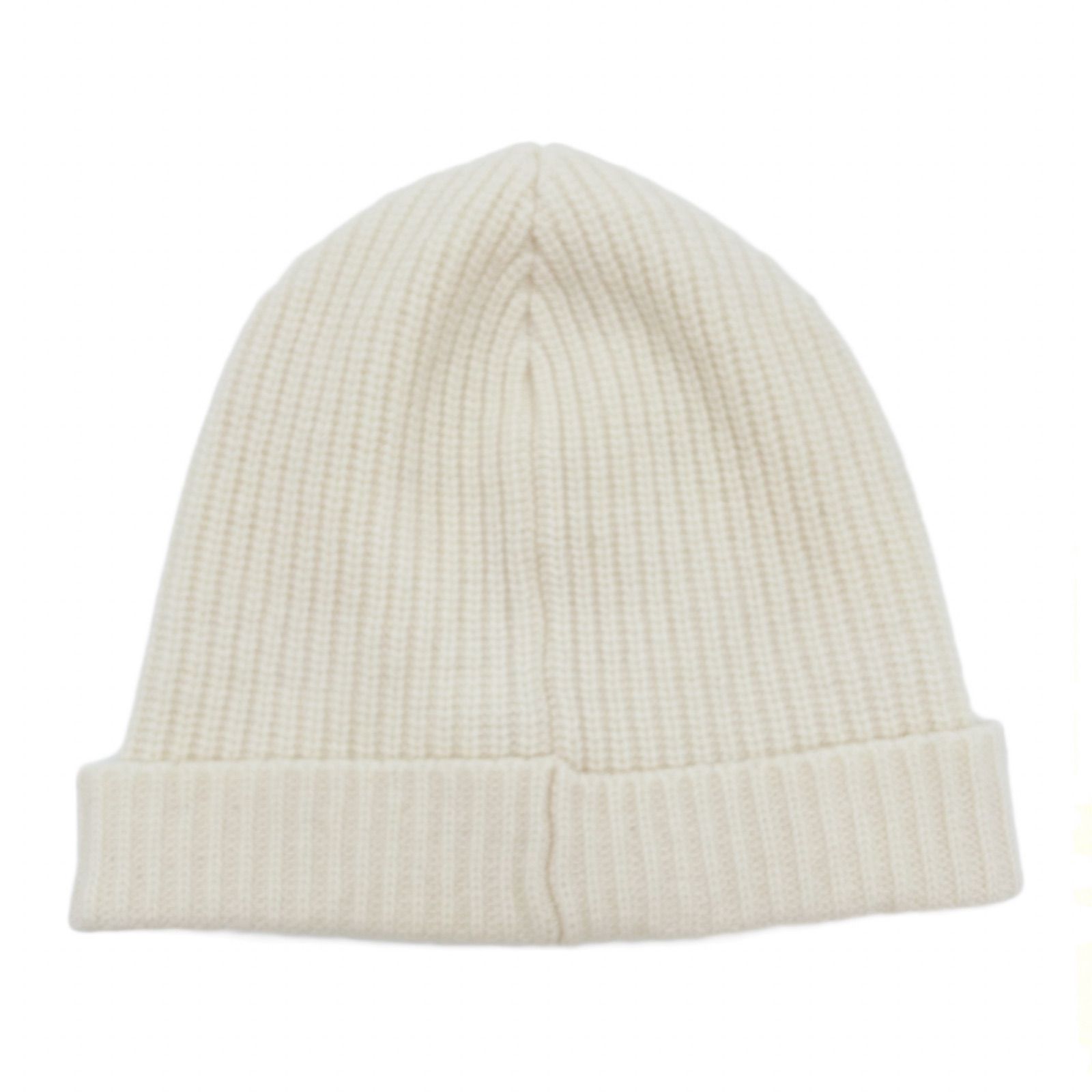 CELINE セリーヌ ニット帽 ウール ロゴ スパンコール アイボリー TU レディース メンズ ニットキャップ